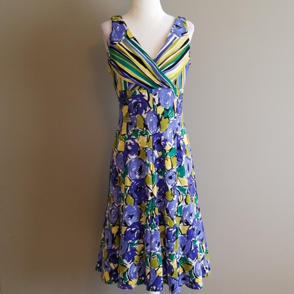 Evan Picone floral dress - Picture 1 of 7